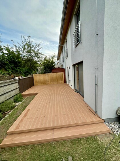 Praha realizace WPC terasy